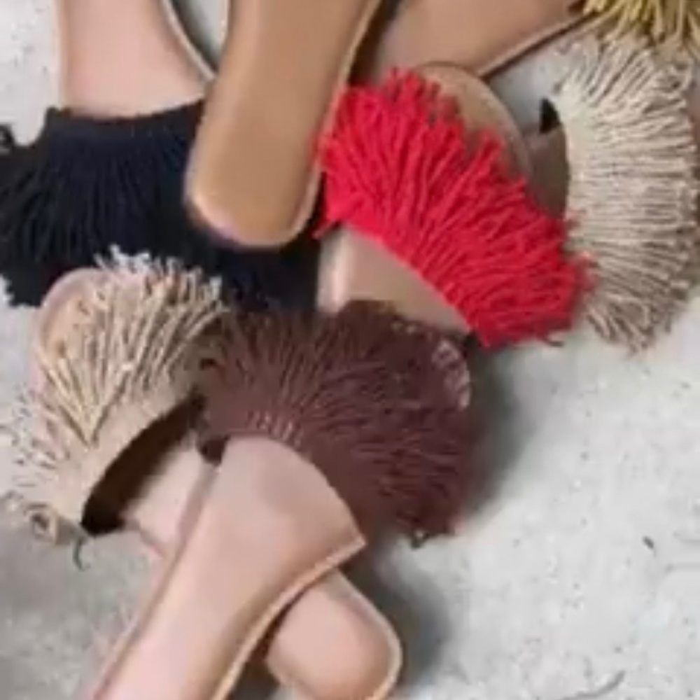 Fringe Sandals